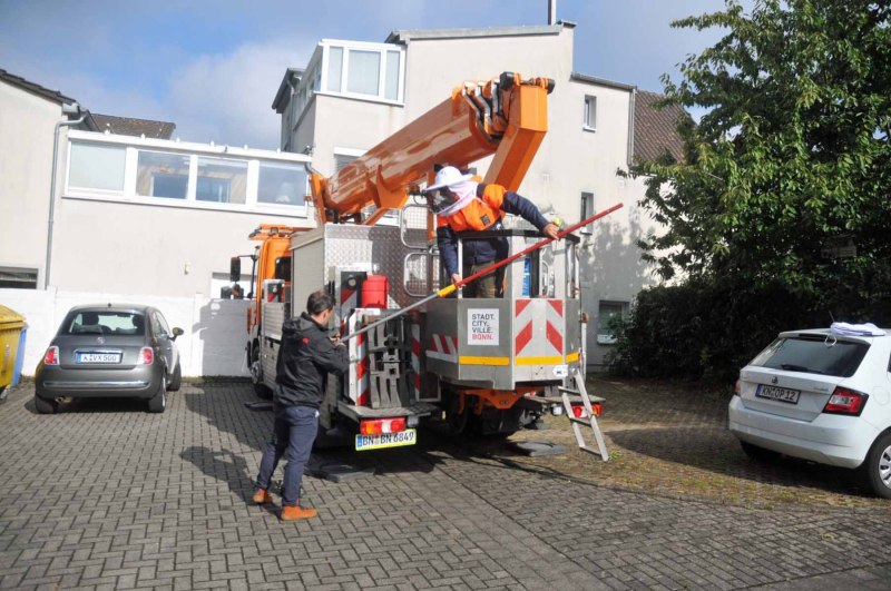 Ein Hubsteiger der Standt Bonn (Foto: Klaus Maresch)