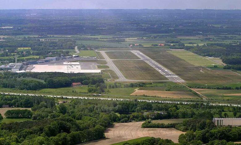 Flughafen Münster-Osnabrück in Greven/Westfalen (Foto: Wilfried Gerharz de:User:Akinom/Wikipedia)
