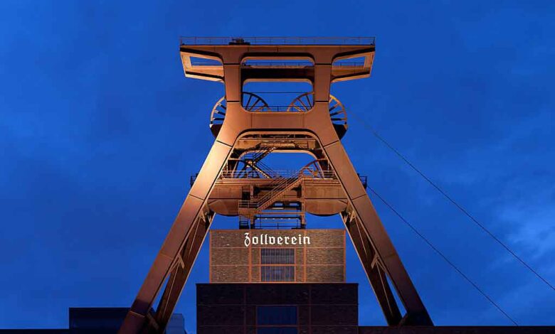 Schacht 12 der ehemaligen Zeche Zollverein in Essen, Weltkulturerbe der UNESCO Foto: © Thomas Wolf, www.foto-tw.de (CC BY-SA 3.0 DE)